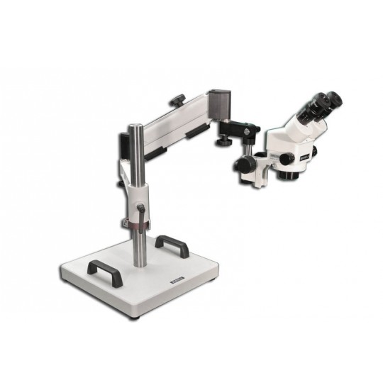 EMZ-13H + MA522 + F + SAS-2 (10X - 70X) Stand Configuration System, Working Distance: 90mm (3.54")