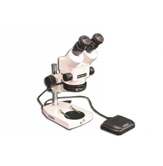 EMZ-13H + MA522 + P + MA961W/80/ESD (Warm White) (10X - 70X) Stand Configuration System, Working Distance: 90mm (3.54")
