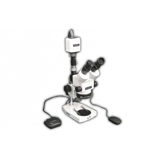 EMZ-13TR + MA502 + P + MA961D/40 (Daylight) + MA151/35/03 + HD1500T (10X - 70X) Stand Configuration System, Working Distance: 90mm (3.54")