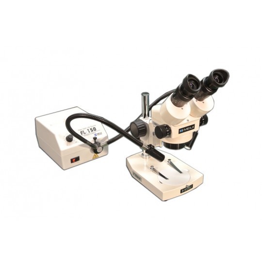 EMZ-5 + MA502 + P + FL5000-US-DG (7X - 45X) Stand Configuration System, Working Distance: 93mm (3.66")