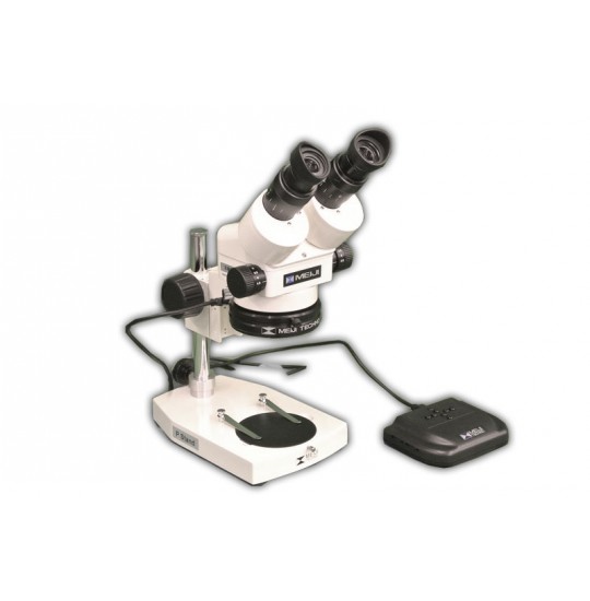 EMZ-5 + MA502 + P + MA961C/80/ESD (Cool White) (7X - 45X) Stand Configuration System, Working Distance: 93mm (3.66")