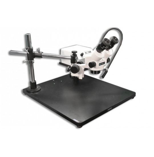 EMZ-5H + MA522 + F + UL + FL153 (7X - 45X) Stand Configuration System, Working Distance: 93mm (3.66")