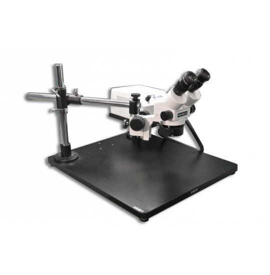 EMZ-5H + MA522 + F + UL + FL5000-US-RL (7X - 45X) Stand Configuration System, Working Distance: 93mm (3.66")