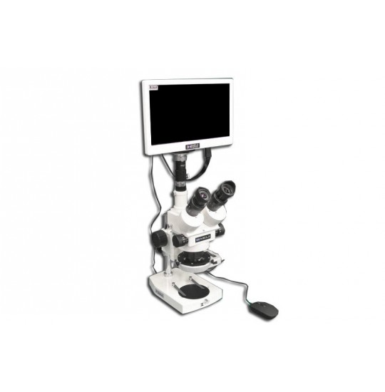 EMZ-5TR + MA502 + P + MA302 + MA961C/S/ESD (Cool White) + MA151/35/03 + HD1000-LITE-M (7X - 45X) Stand Configuration System, Working Distance: 93mm (3.66")