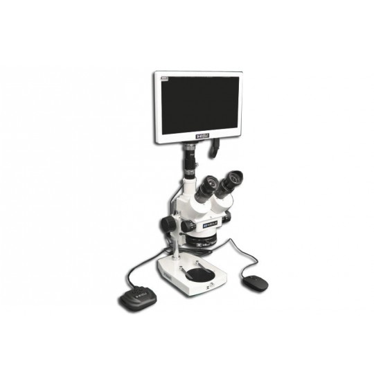 EMZ-5TR + MA502 + P + MA961W/40 (Warm White) + MA151/35/03 + HD1500TM (7X - 45X) Stand Configuration System, Working Distance: 93mm (3.66")