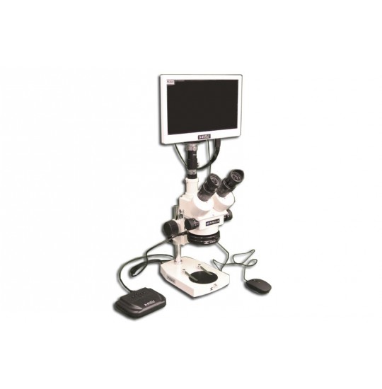 EMZ-5TR + MA502 + P + MA961D/80/ESD (Daylight) + MA151/35/03 + HD1000-LITE-M (7X - 45X) Stand Configuration System, Working Distance: 93mm (3.66")