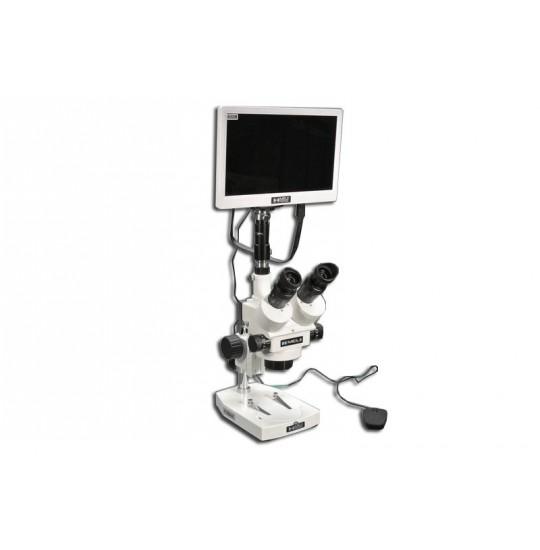 EMZ-5TR + MA502 + P + MA151/35/03 + HD1500MET-M (7X - 45X) Stand Configuration System, Working Distance: 93mm (3.66")