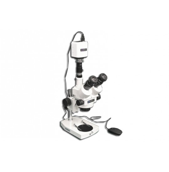 EMZ-5TRH + MA522 + P + MA151/35/03 + HD1500MET (7X - 45X) Stand Configuration System, Working Distance: 93mm (3.66")