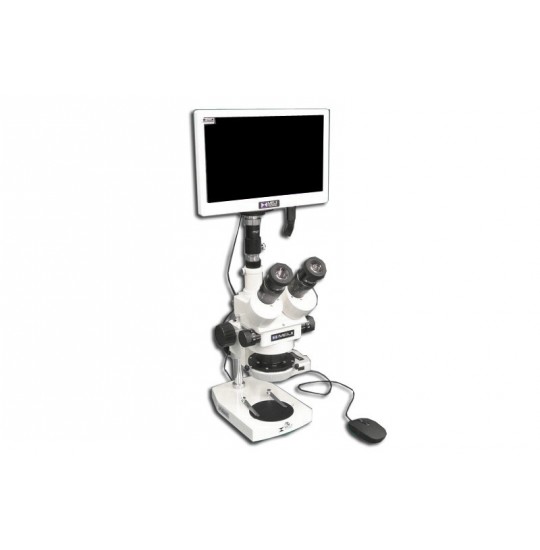 EMZ-5TRH + MA522 + P + MA302 + MA961D/S/ESD (Daylight) + MA151/35/03 + HD1500TM (7X - 45X) Stand Configuration System, Working Distance: 93mm (3.66")