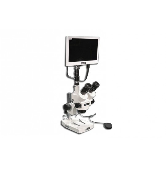 EMZ-5TRH + MA522 + P + MA151/35/03 + HD1500TM (7X - 45X) Stand Configuration System, Working Distance: 93mm (3.66")