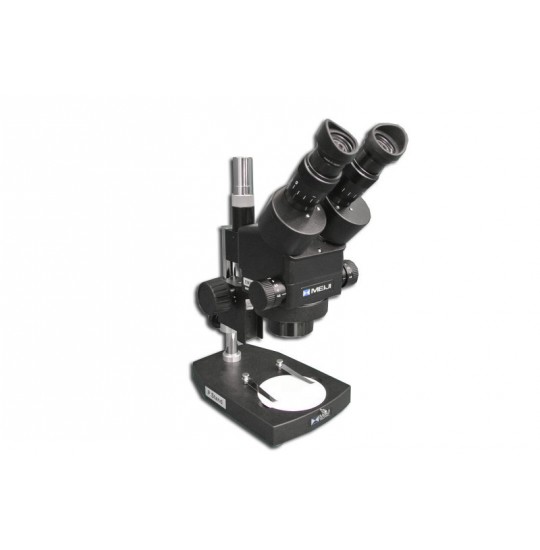 EMZ-8TR/BLACK + MA502 + P/BLACK (7X - 45X) Stand Configuration System, Working Distance: 104mm (4.09")