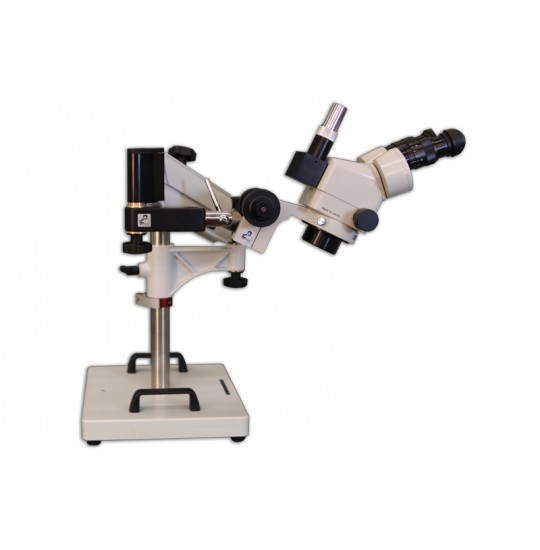 EMZ-13TRD + MA502 + FSC + SAS-3 (10X - 70X) Stand Configuration System, Working Distance: 90mm (3.54")