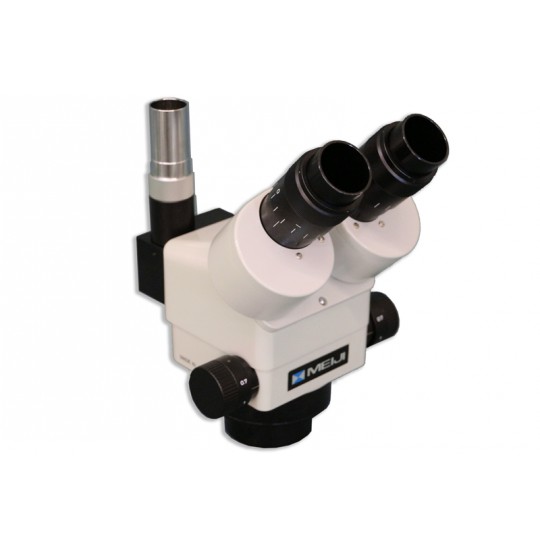 EMZ-8TRD with Detent (0.7x - 4.5x) Trinocular Zoom Stereo Body, W.D. 104mm 