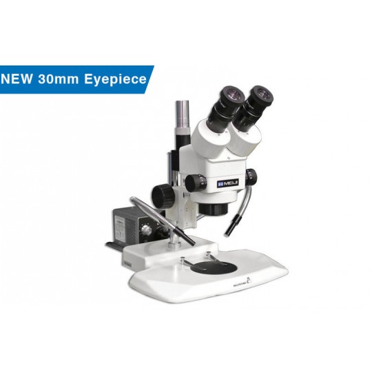 EMZ-5TRH + MA522 + FOL-161 + PK (7X - 45X) Stand Configuration System, Working Distance: 93mm (3.66")