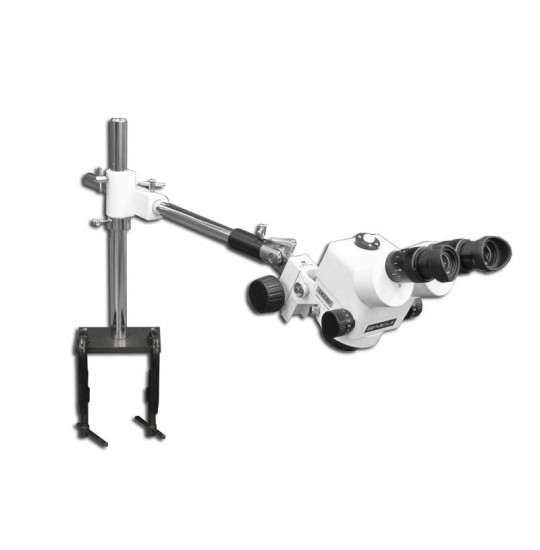 EMZ-8U + MA502 + FS + S-4600 (WHITE) (7X - 45X) Stand Configuration System, Working Distance: 104mm (4.09")
