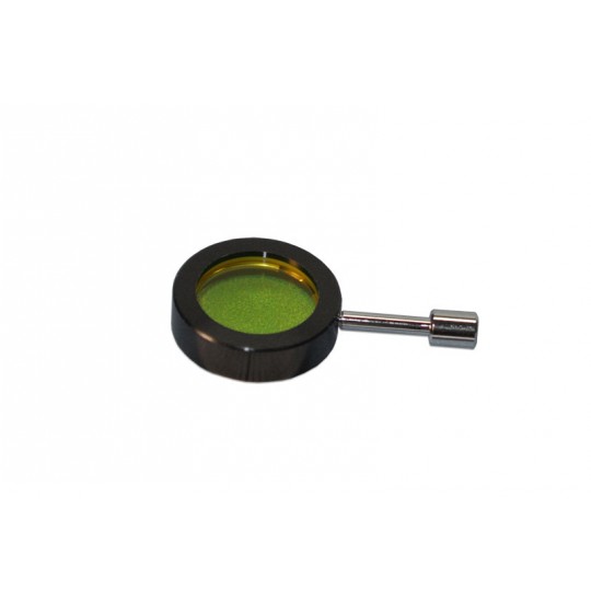 MA756 Y48 Yellow Clear Filter in Lolli-Pop Metal Mount
