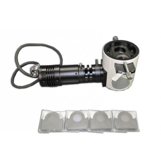 MA806/LED Vertical Koehler LED Illuminator with Sliding Rotatable Polarizer