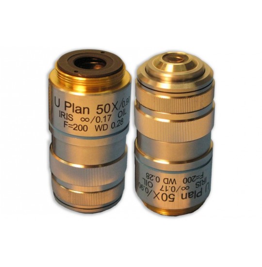 MA836 U. Plan 50X Objective Oil with Iris [DISCONTINUED]