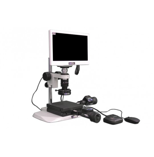 SU-45D + HD1500MET-M-AF LED Short UNIMAC Complete Macro Zoom with Auto-focusing Camera Monitor (HD1500MET-M-AF) Measurement Stereo System 