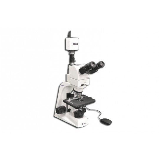 MT5300EH-HD1500TM/0.3 Halogen 40X-1000X Advanced Biological Compound Ergonomic Binocular Brightfield with Infinity Corrected 4X, 10X, 40X, 100X with HD Camera Monitor (HD1500TM)