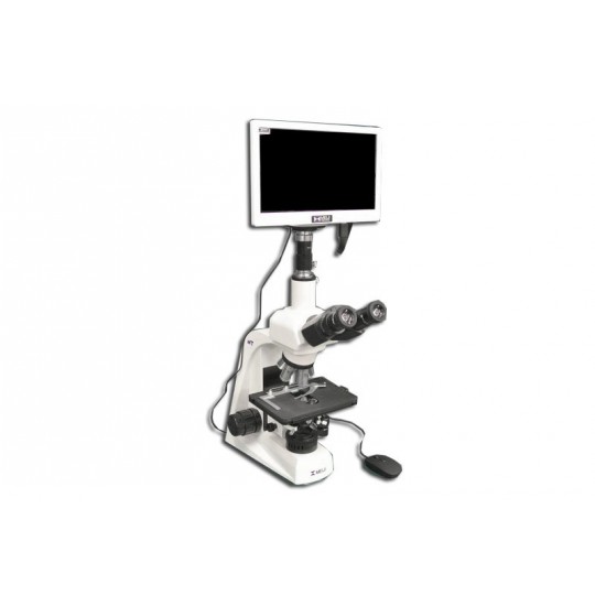 MT5300L-HD1500TM/0.3 LED 40X-1000X Advanced Biological Trinocular Brightfield Compound Microscope with HD Camera Monitor (HD1500TM)