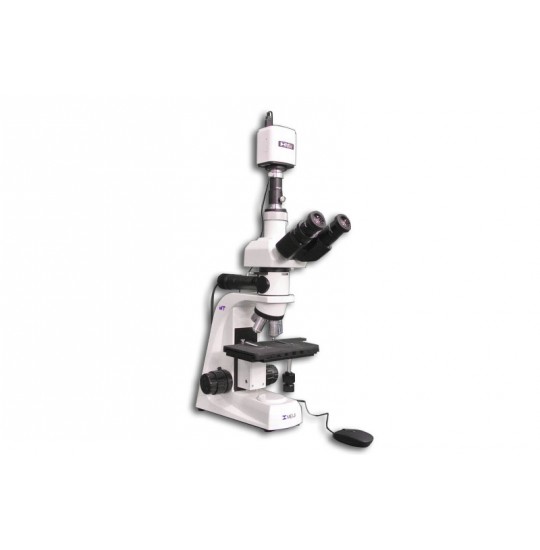 MT7100-HD1500MET-AF/0.3 50X-500X Halogen Trino Brightfield Metallurgical Microscope with Incident Light Only and HD Camera (HD1500MET-AF)