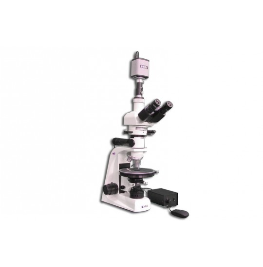 MT9930L-HD1000-LITE/0.3 40X - 400X LED Trinocular Polarizing Microscope and HD Camera (HD1000-LITE)