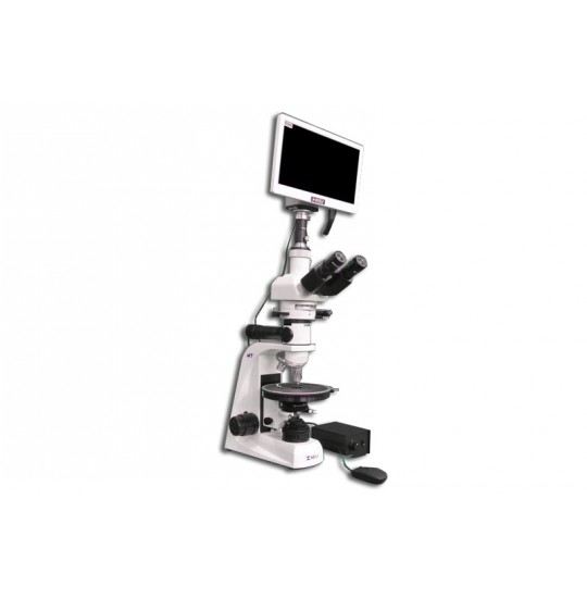 MT9930-HD 40X - 400X Halogen Trinocular Polarizing Microscope and HD Camera (HD1000-LITE-M)