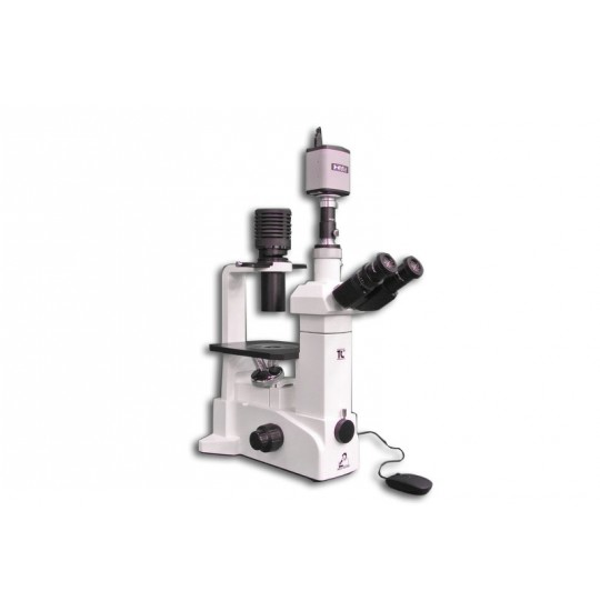 TC-5400L-HD1000-LITE/0.3 100X, 200X Binocular Inverted Brightfield/Phase Contrast Biological Microscope with LED Illumination and HD Camera (HD1000-LITE)