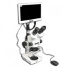 EMZ-13TR + MA502 + P + MA302 + MA961D/S/ESD (Daylight) + MA151/35/03 + HD1000-LITE-M (10X - 70X) Stand Configuration System, Working Distance: 90mm (3.54")