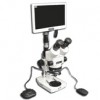 EMZ-13TRH + MA522 + P + MA961C/40 (Cool White) + MA151/35/03 + HD1500MET-M (10X - 70X) Stand Configuration System, Working Distance: 90mm (3.54")