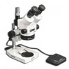 EMZ-13TRH + MA522 + P + MA961W/80/ESD (Warm White) (10X - 70X) Stand Configuration System, Working Distance: 90mm (3.54")