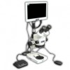 EMZ-13TRH + MA522 + P + MA961W/80/ESD (Warm White) + MA151/35/03 + HD1000-LITE-M (10X - 70X) Stand Configuration System, Working Distance: 90mm (3.54")