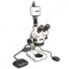 EMZ-5TRH + MA522 + P + MA961W/80/ESD (Warm White) + MA151/35/03 + HD1500MET (7X - 45X) Stand Configuration System, Working Distance: 93mm (3.66")