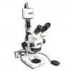 EMZ-8TR + MA502 + P + MA961W/40 (Warm White) + MA151/35/03 + HD1500MET (7X - 45X) Stand Configuration System, Working Distance: 104mm (4.09")