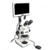 EMZ-8TRH + MA522 + P + MA302 + MA961D/S/ESD (Daylight) + MA151/35/03 + HD1500MET-M (7X - 45X) Stand Configuration System, Working Distance: 104mm (4.09")