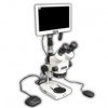 EMZ-8TRH + MA522 + P + MA961W/40 (Warm White) + MA151/35/03 + HD1500MET-M (7X - 45X) Stand Configuration System, Working Distance: 104mm (4.09")