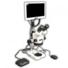 EMZ-8TRH + MA522 + P + MA961C/80/ESD (Cool White) + MA151/35/03 + HD1000-LITE-M (7X - 45X) Stand Configuration System, Working Distance: 104mm (4.09")