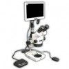 EMZ-8TRH + MA522 + P + MA961W/80/ESD (Warm White) + MA151/35/03 + HD1500MET-M (7X - 45X) Stand Configuration System, Working Distance: 104mm (4.09")