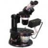 GEMT-2/Black Binocular Turret Gem Microscope