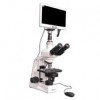 MT5310L-HD1500TM/0.3 100X-1000X LED Trinocular Brightfield/Phase Contrast Biological Microscope with U Plan Phase Ph10X, Ph20X, Ph40X, Ph100X Objectives and HD Camera Monitor (HD1500TM)