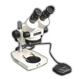 EMZ-10 + MA502 + P + MA961W/40 (Warm White) (7X - 45X) Stand Configuration System, Working Distance: 110mm (4.3")