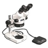 EMZ-10 + MA502 + P + MA961W/80/ESD (Warm White) (7X - 45X) Stand Configuration System, Working Distance: 110mm (4.3")