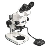 EMZ-13 + MA502 + P + MA961C/40 (Cool White) (10X - 70X) Stand Configuration System, Working Distance: 90mm (3.54")