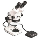 EMZ-13 + MA502 + P + MA961C/80/ESD (Cool White) (10X - 70X) Stand Configuration System, Working Distance: 90mm (3.54")