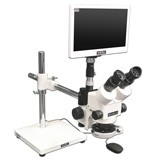 EMZ-13TR + MA502 + F + S-4100 + MA961D/S/ESD + MA151/35/03 + HD1500TM (10X - 70X) Stand Configuration System, Working Distance: 90mm (3.54")