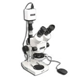 EMZ-13TR + MA502 + P + MA302 + MA961C/S/ESD (Cool White) + MA151/35/03 + HD1500MET (10X - 70X) Stand Configuration System, Working Distance: 90mm (3.54")