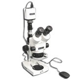 EMZ-13TRH + MA522 + P + MA302 + MA961W/S/ESD (Warm White) + MA151/35/03 + HD1500T (10X - 70X) Stand Configuration System, Working Distance: 90mm (3.54")