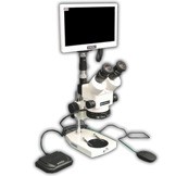 EMZ-13TRH + MA522 + P + MA961C/80/ESD (Cool White) + MA151/35/03 + HD1500TM (10X - 70X) Stand Configuration System, Working Distance: 90mm (3.54")