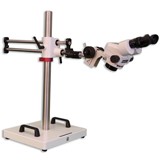 EMZ-5 + MA502 + FSC + BAS-3 (7X - 45X) Stand Configuration System, Working Distance: 93mm (3.66")